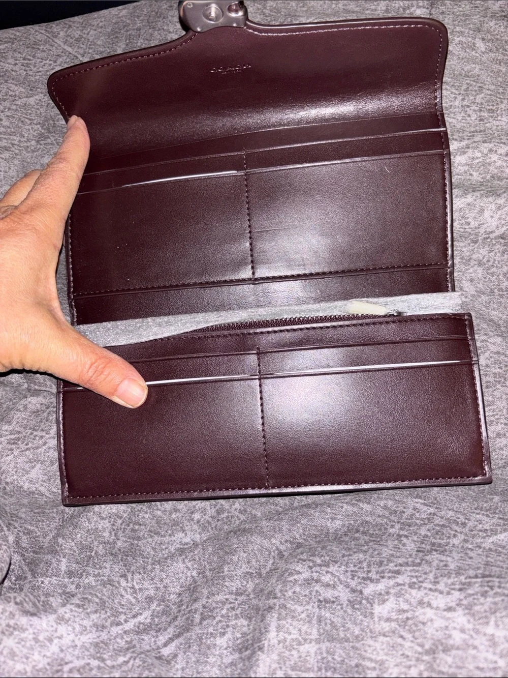 Coach continental wallet